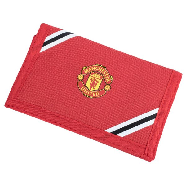 Manchester United FC Core Stripe Wallet - Red/Yellow