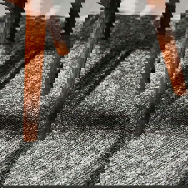 Brilliance Short Pile Grey Rug, Velvety soft pile| THE RUGS