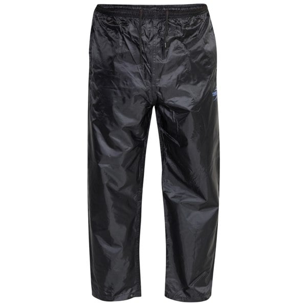 Duke Mens D555 Elba Packaway Kingsize Over Trousers - Black