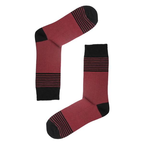Jemsox 5pk Bordeaux & Manor Green Quintet - Organic Cotton Comfort Welt Socks (One Size UK 9-12)