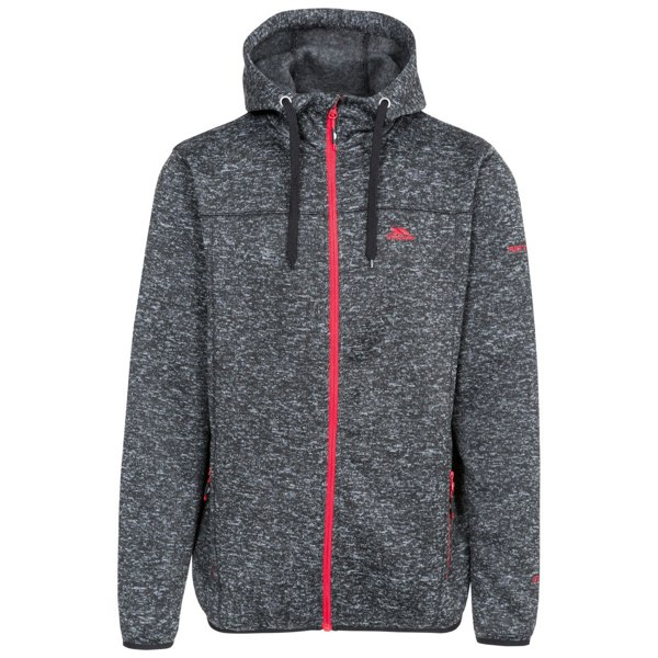 Trespass Men's Odeno Fleece Jacket - Black Marl