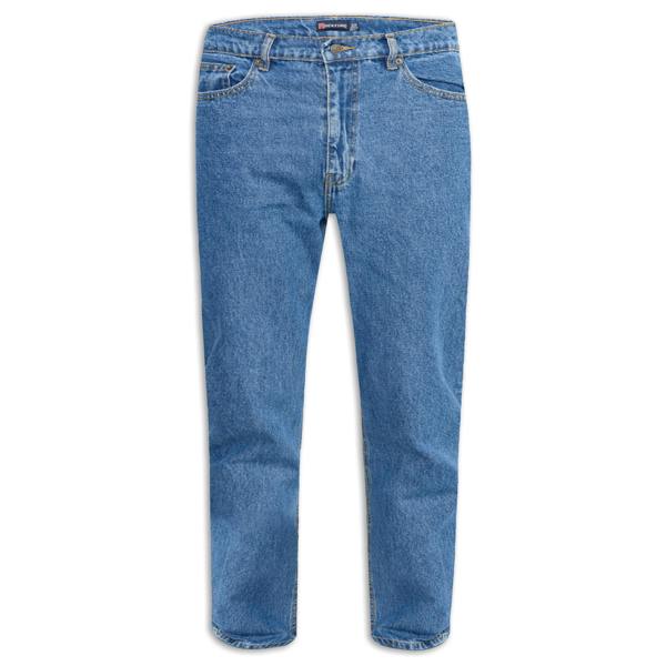 Duke Mens D555 Rockford Comfort Kingsize Jeans - Stonewash - 
