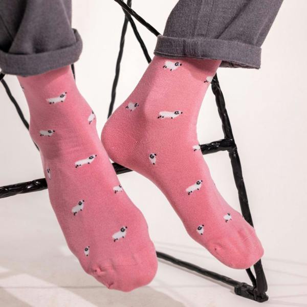 Swole PandaSocks SingleSheep Bamboo Socks, PinkBoxers & Briefs