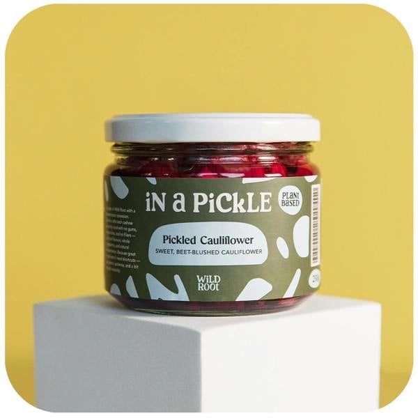 Pickled Pink Cauliflower jar