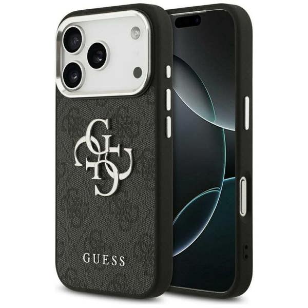 Guess Big 4G Classic Logo Case for iPhone 17 Pro Max 6.9" Black - GUHCP17XP4G4SMCK