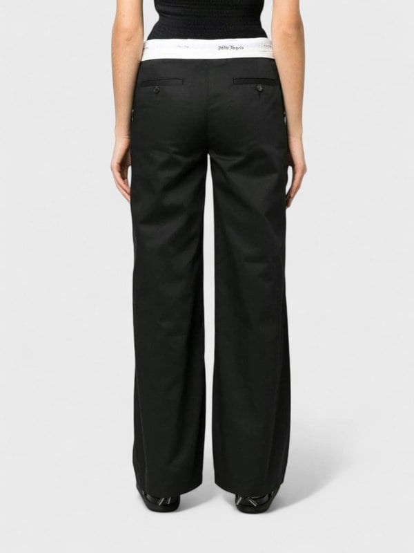 Palm Angels Reverse Wasitband Chino Black Wmns