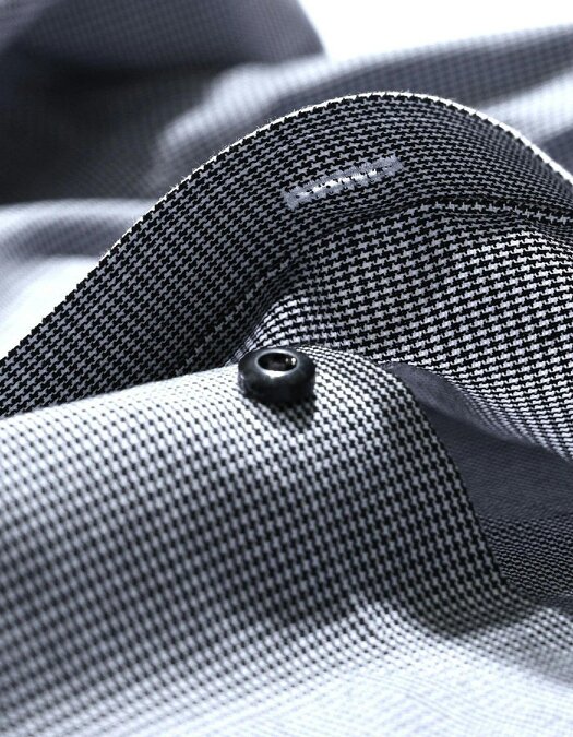 Men's Black And White Checkered Shirt