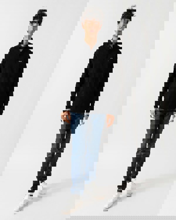 Armani Exchange Mens Polo Shirt XM001288-AF17321 - Black UC001