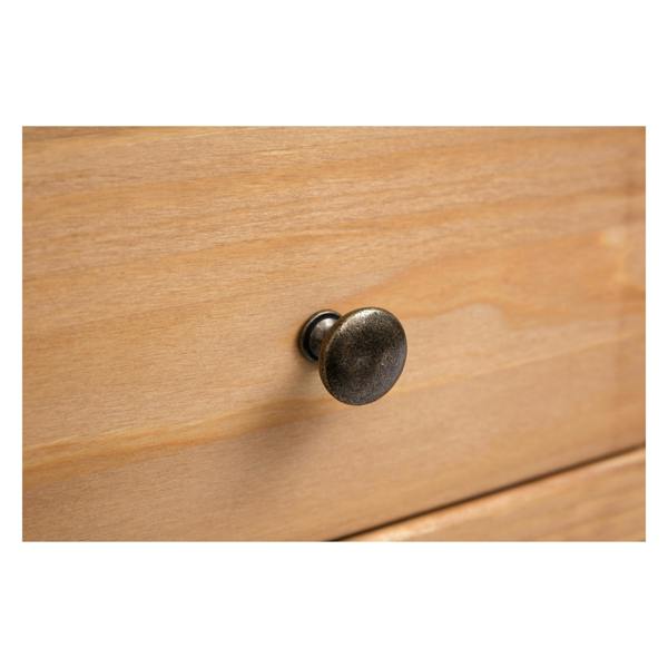 Cabinet Bits Lucca Waxed 2 Drawer 2 Door Sideboard Brass Knob