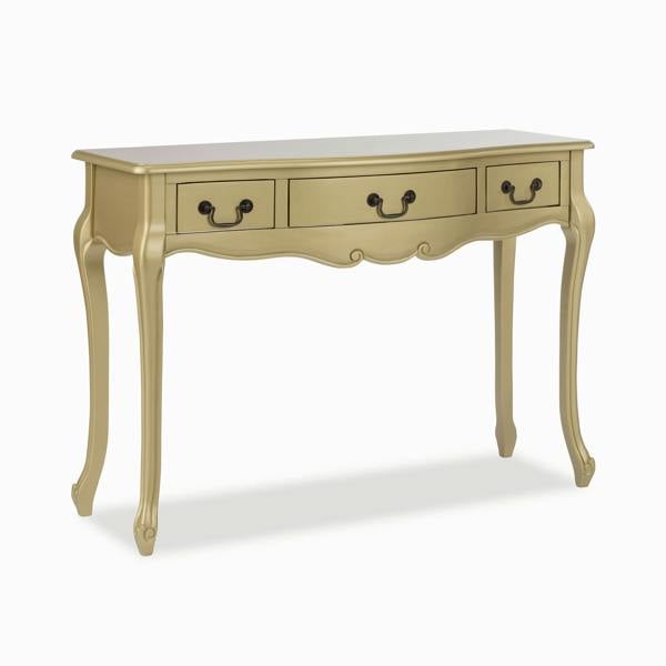 Statement Furniture Juliette Dressing Table Set with Table, Mirror and Stool. French Vanity Unit