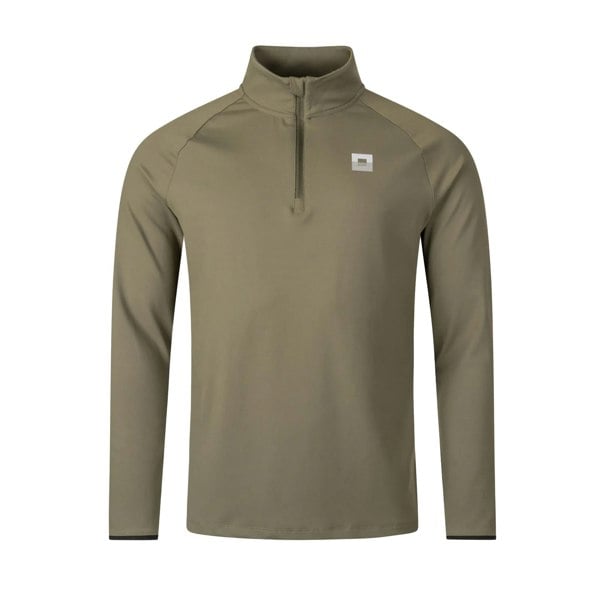 REFLECT Dynamic Pro Quarter Zip Track Top Khaki