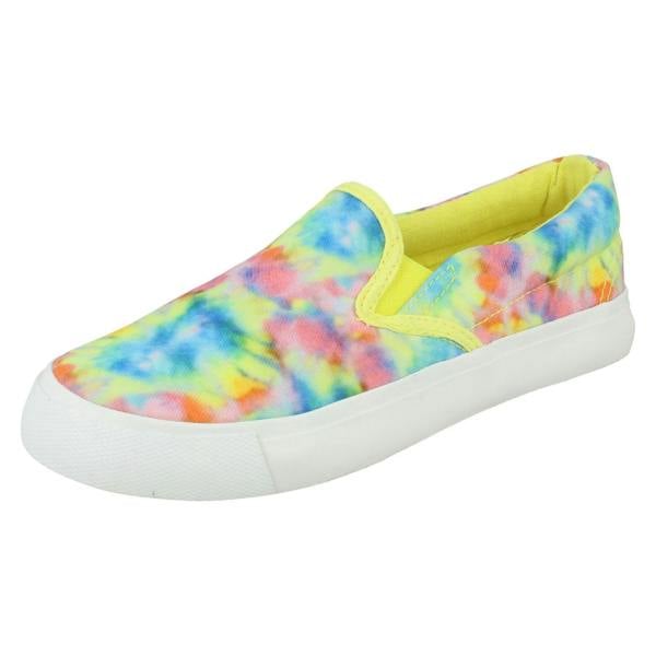 Spot On Girls Spot On Tie Dye Casual Pumps H2639