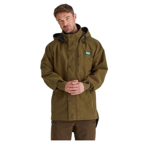 Ridgeline Mens Monsoon Classic Jacket in Teak a great waterproof jacket for farming