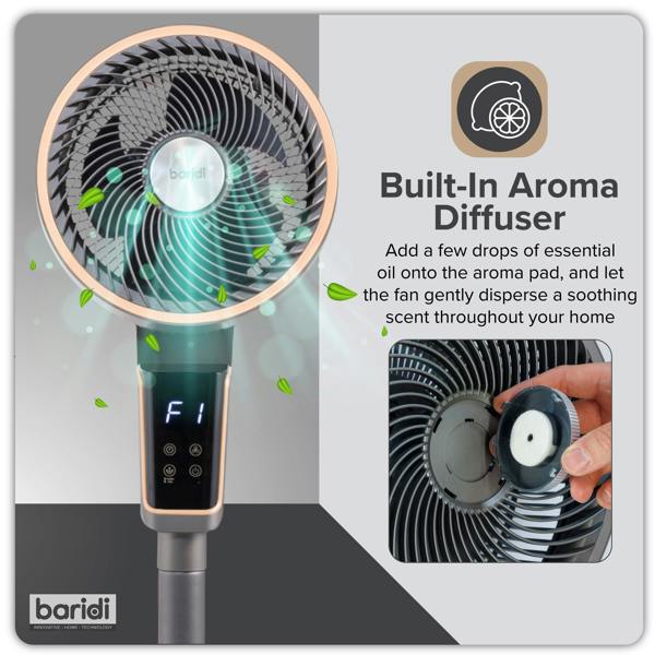 Baridi DH141 Fan Action shot - icon - summary - 2nd perspective