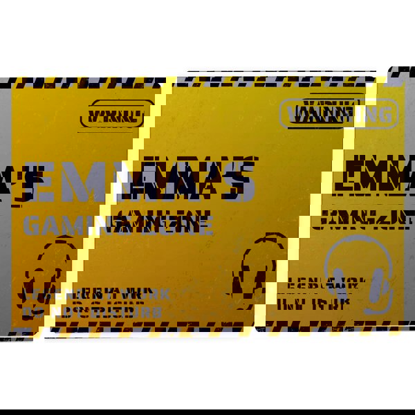 Personalised Memento Company Personalised Gaming Zone Metal Sign