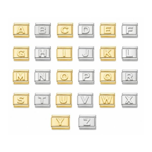 Serafina Classic Letter Charm | Italian Style Bracelet Charm