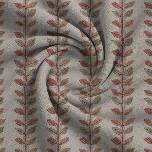 Lili fabric close-up in Pumpkin