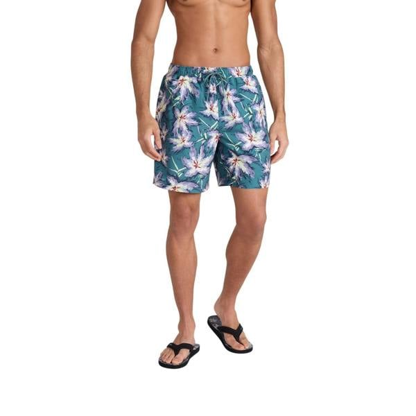 Animal Mens Deep Dive Floral Board Shorts - Green - 