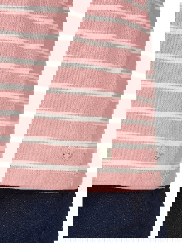 PennyPlain Striped Funnel Neck Top - Dusk