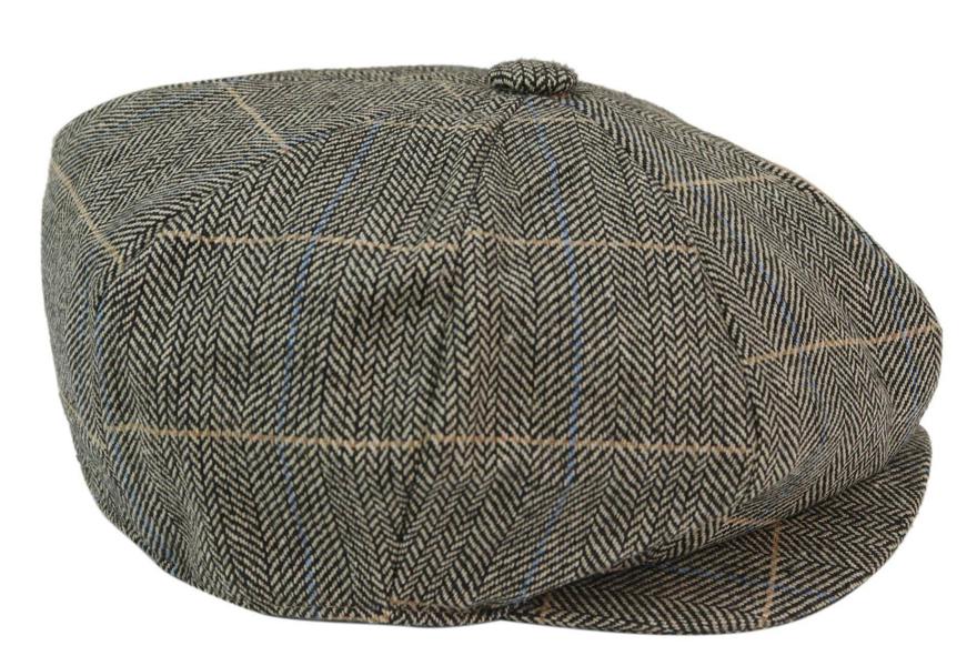 Infinity Leather Mens Peaky Blinders Herringbone Hat