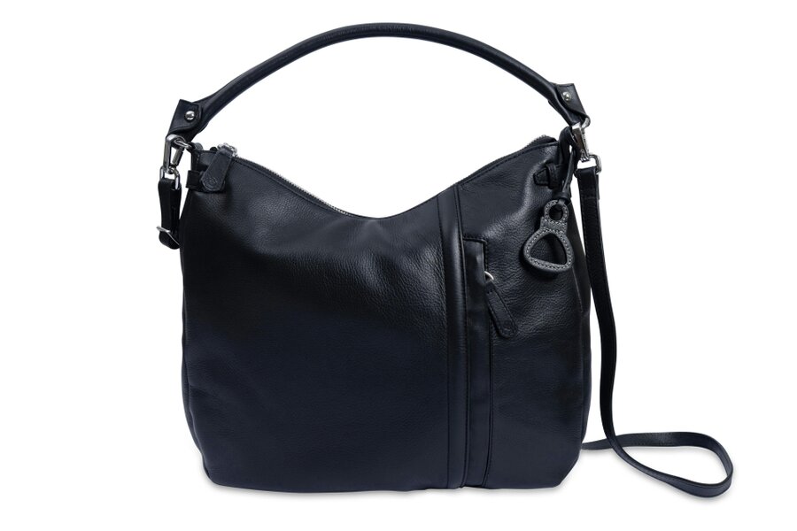 SADDLER "Julia" Real Leather Hobo Bag – Versatile, Stylish & Spacious Design - Black