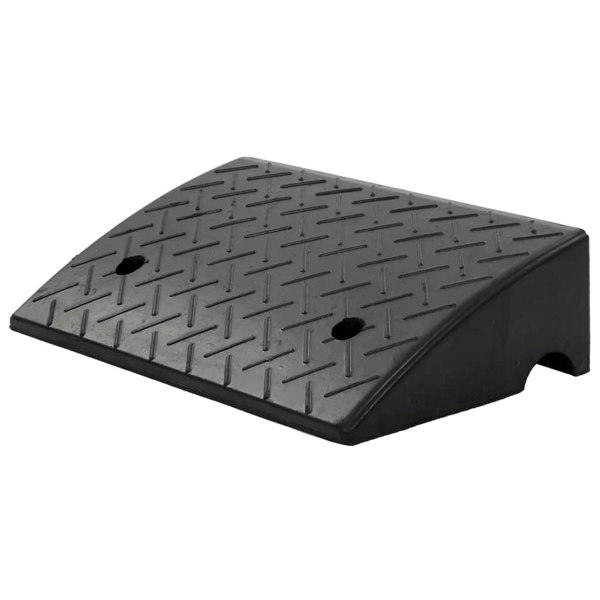 Berkfield Kerb Ramp Rubber 50x32.5x14 cm