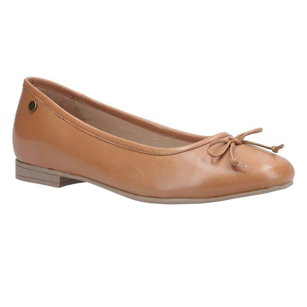 Hush Puppies Womens/Ladies Naomi Slip On Leather Ballet Pump - Tan