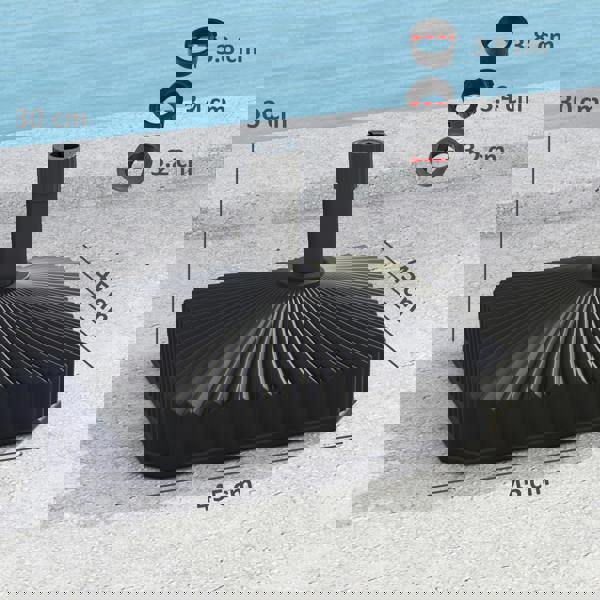 Center Pole Umbrella Base