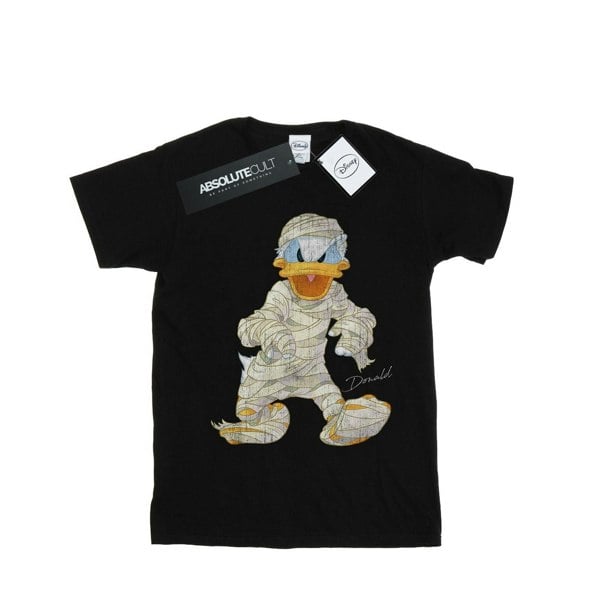 Disney Mens Mummy Donald Duck T-Shirt - Black