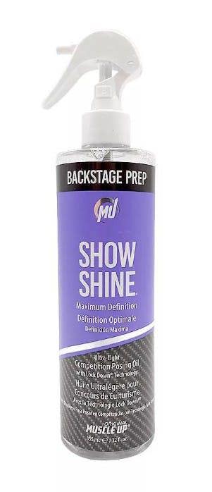 Pro Tan Show Shine, Maximum Definition Ultra Light Competition Posing Oil Spray - 355 ml.