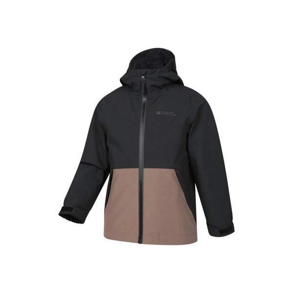 Mountain Warehouse Childrens/Kids Rain Rover Waterproof Jacket - Black - 