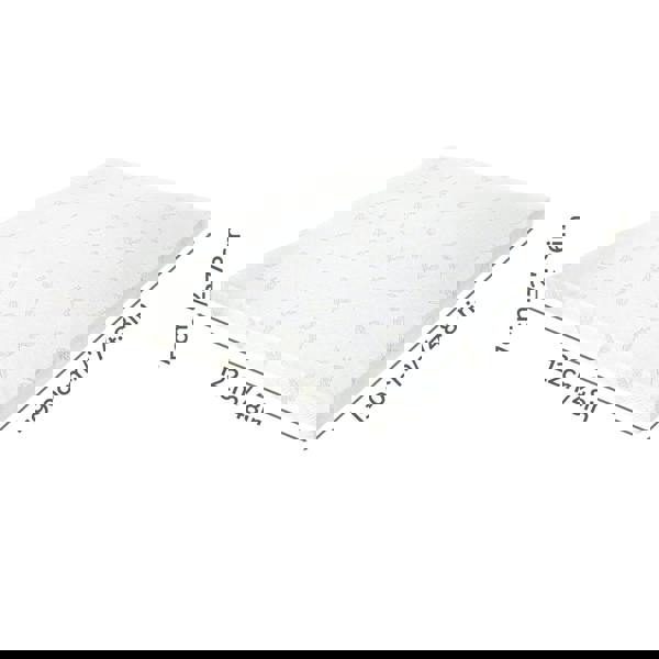 Lavio Mattress Topper Memory Foam Small Double Dual Layer 7cm Pressure Relief