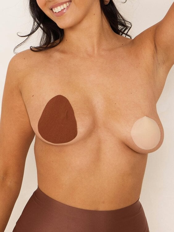 Perky Pear Mini Lifts Boob Tape- BROWN-A-D Cups