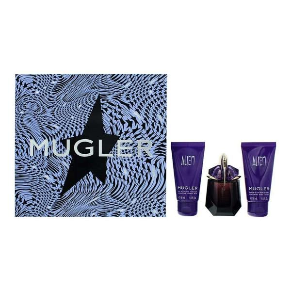 Mugler Alien 3 Piece Gift Set: Eau de Parfum 30ml - Body Lotion 50ml - Shower Gel 50ml