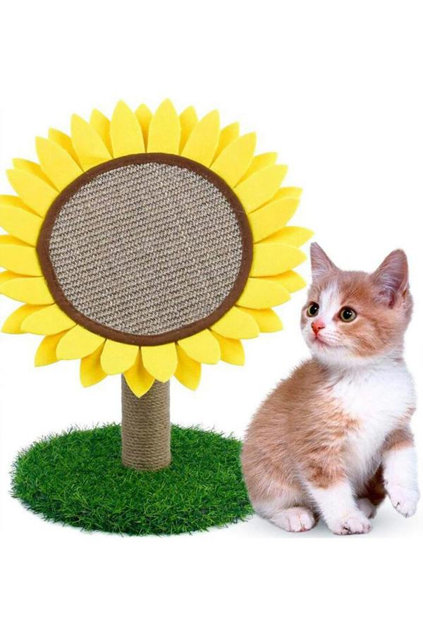 Living and Home Sunflower Cat Tree, Indoor Interactive Furniture