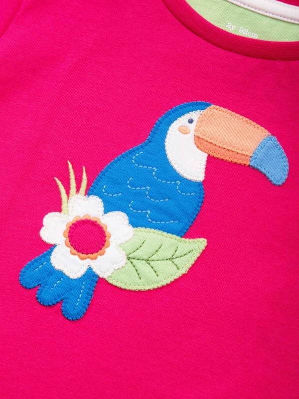 Kite Girls Organic Toucan Do It T-Shirt