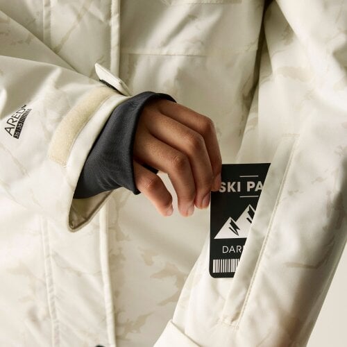 Dare 2B Womens/Ladies Snowline Cracked Effect Ski Jacket - Light Ice