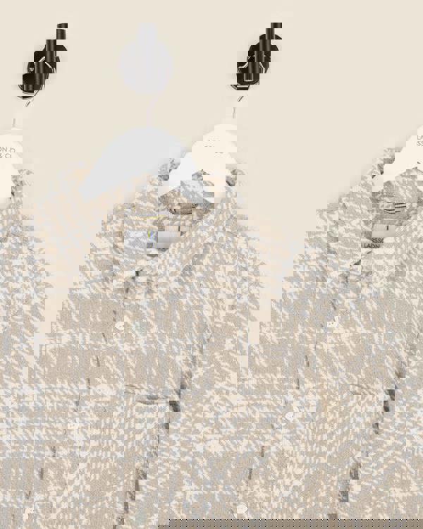 Larsson & Co Stone Check Overshirt