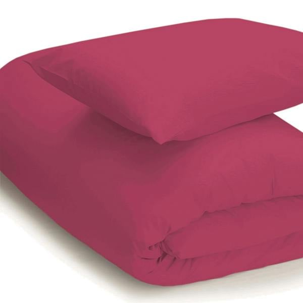 Belledorm Easycare Percale Duvet Cover - Fuchsia