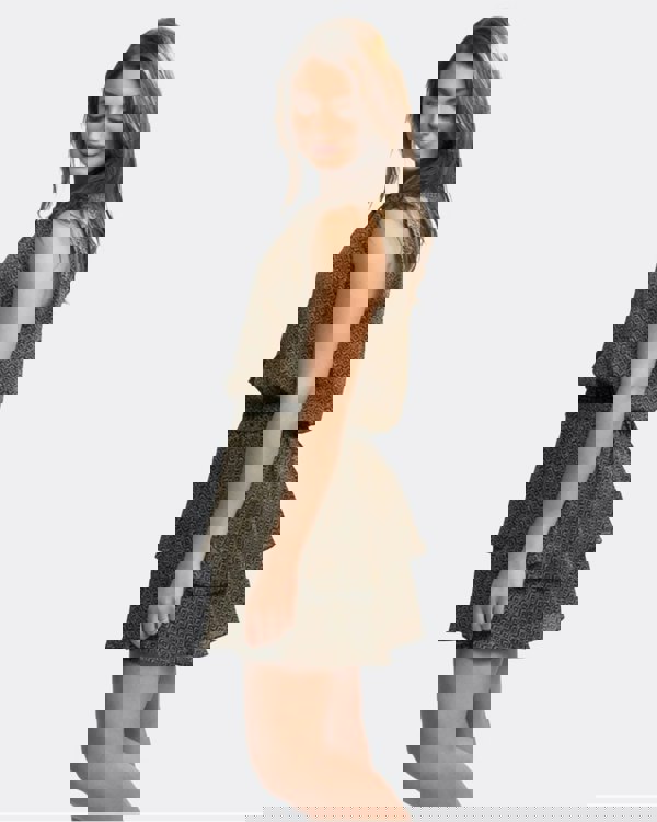 Maison Scotch Silky Feel Sleeveless Printed Womens Summer Dress