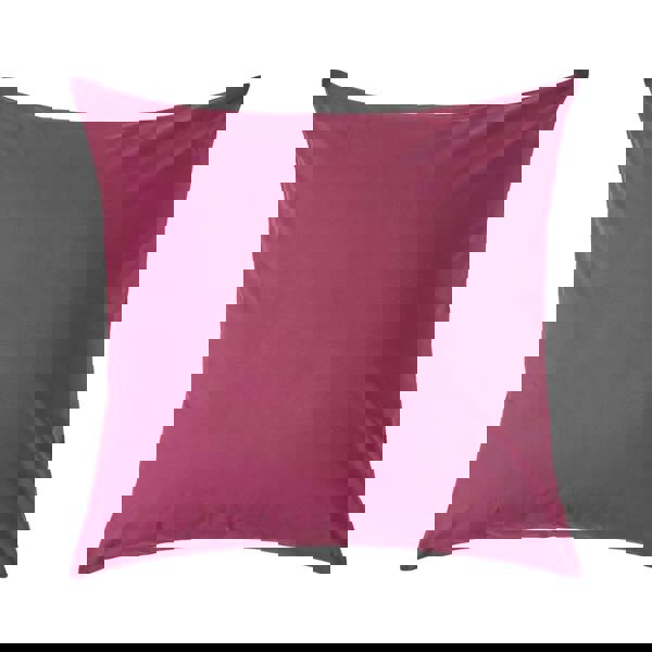 HOMESCAPES Crisp & Cool 200 TC Egyptian Cotton Percale Housewife Pillowcase, European Size