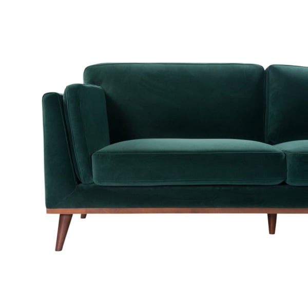 Mickey 3 Seat Sofa - Emerald Green