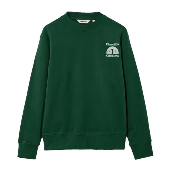 Ellesse Mens Club Di Corsa Sweatshirt - Dark Green