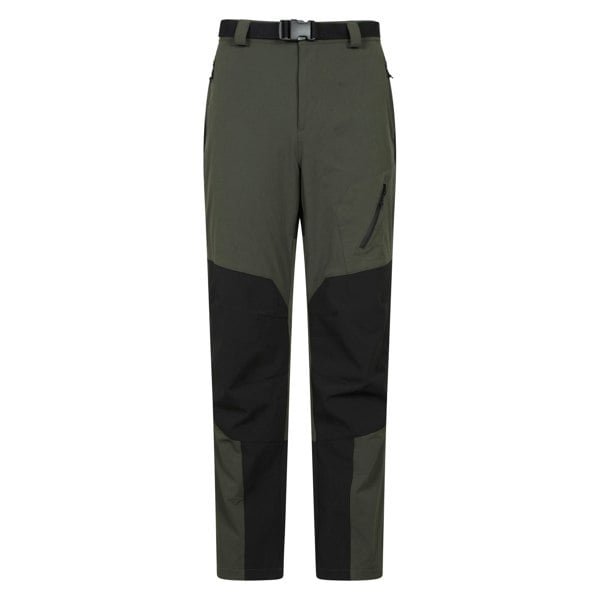 Mountain Warehouse Mens Forest Fleece Lined Two Tone Winter Trousers - Green