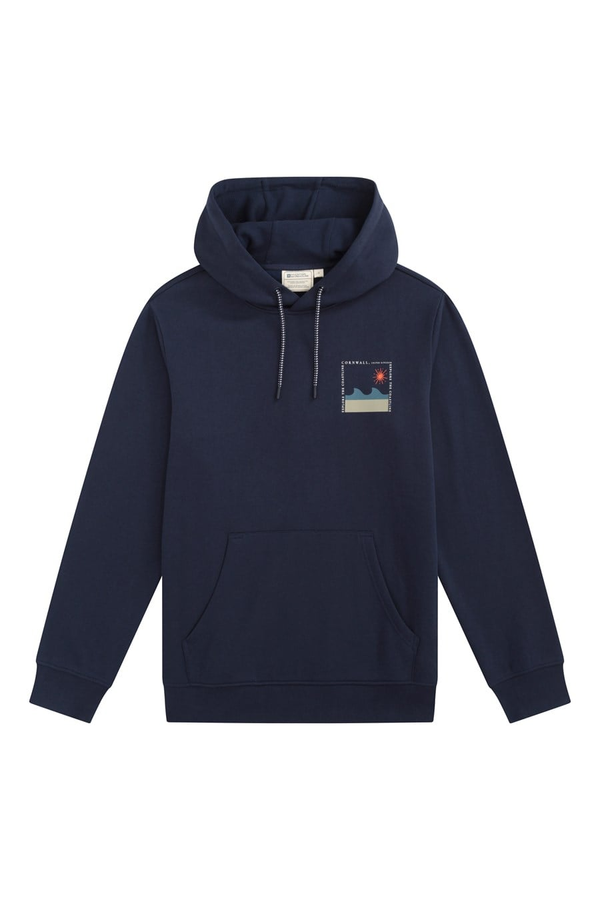 Mountain Warehouse Mens Cornwall Sunrise Hoodie - Navy