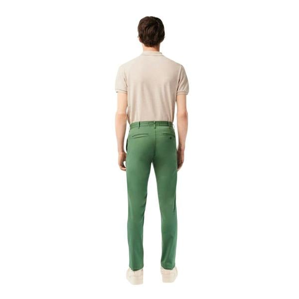 Lacoste Mens Organic Cotton Slim Chinos - Ash - 