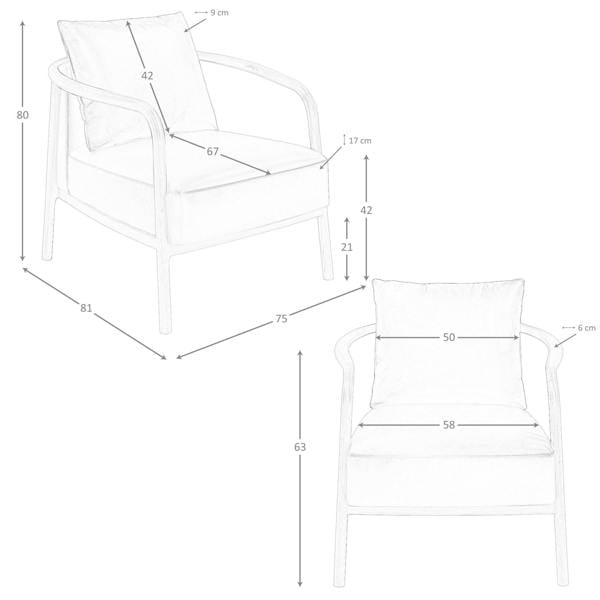 Angel Cerdá Black Leather Armchair 5178