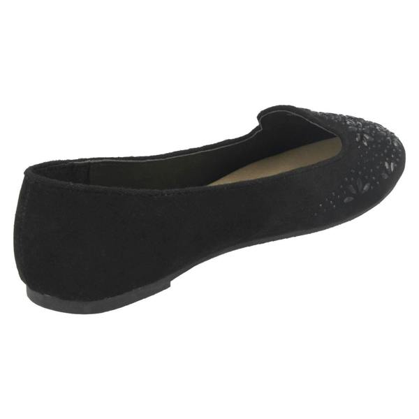 Spot On Girls Spot On Flat Slipper Cut Ballerinas H2441