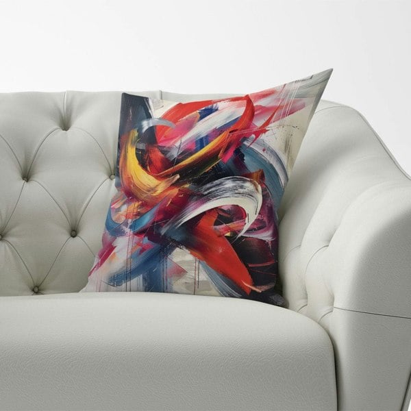 Warren Reed Swirling Symphony Of Colours Cushions