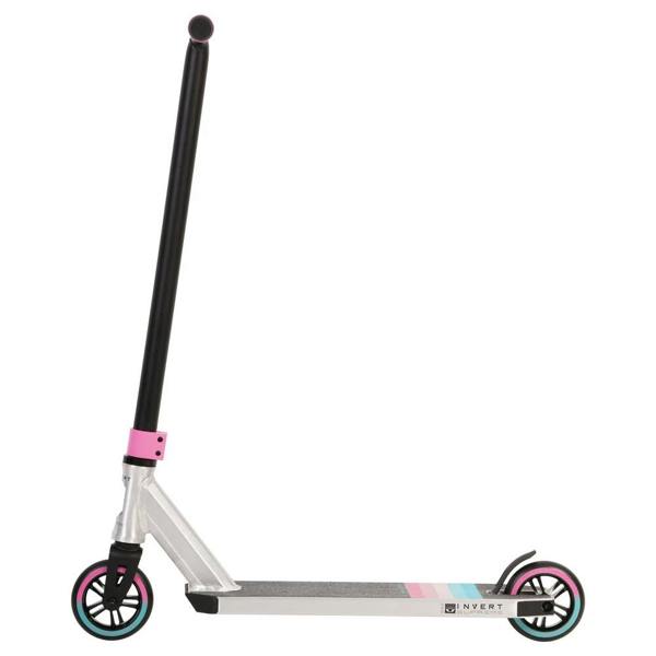 Invert Supreme 2.5-8-13 Kids Stunt Scooter - Silver/Black/Pink